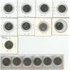 Image 2 : Lot of Special Colour and Uncolour Canada 25 Cents. (Total 15 Coins)