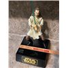 Image 1 : 1246- Star Wars Qui-Gon Jin large action figure. See video. Batteries not included.