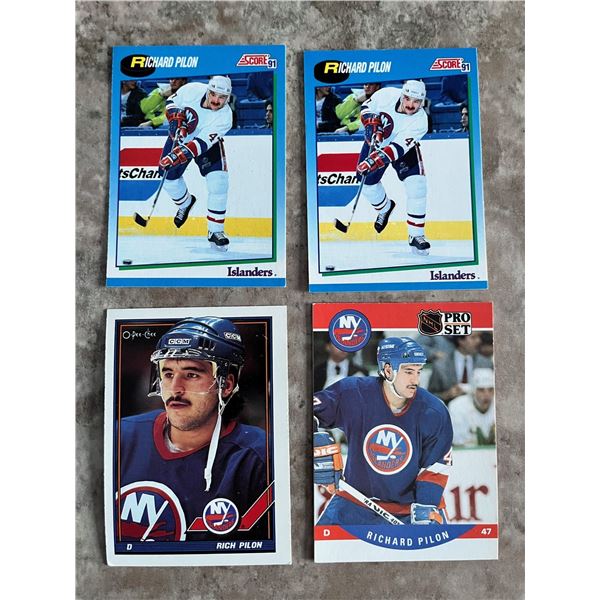 1258- Pride of St. Louis lot of Rich Pilon hockey cards.