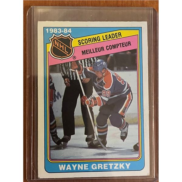 1262- Wayne Gretzky 1983-84 O-Pee-Chee hockey card 380.