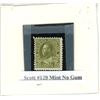 Image 1 : Scott #129 Miny No Gum stamp