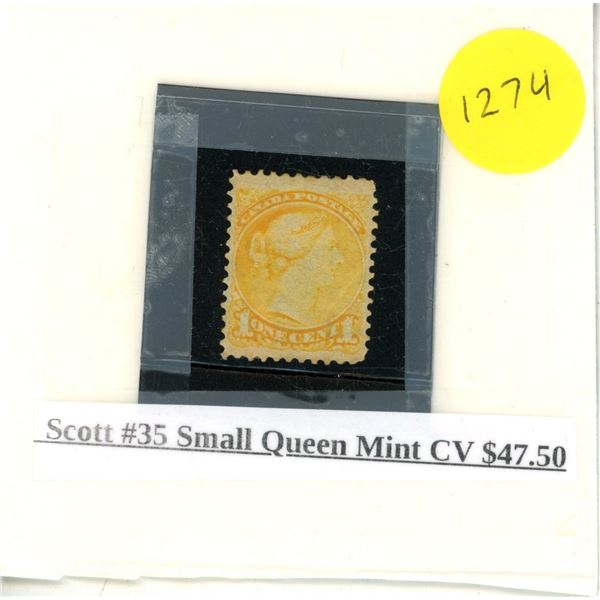 Scott #35 Small Queen Mint CV $47.50 stamp