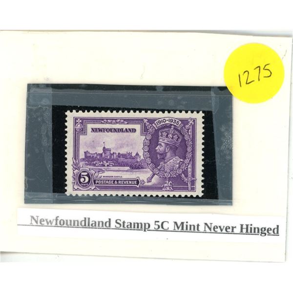Newfoundland stamp 5C Miny Never Hinged
