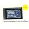 Image 1 : Newfoundland stamp 7C Mint never hinged stamp