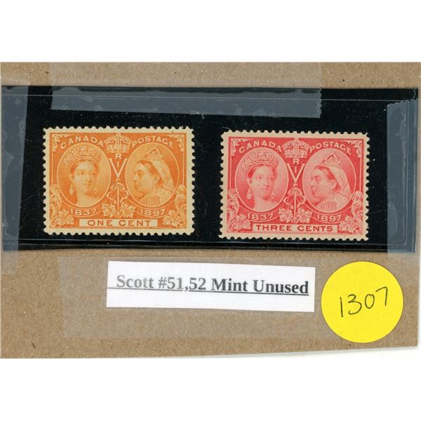 Scott #52 Mint unused stamp