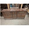 Image 2 : Drawer w/ Spiral Design Handles and Mirror 66"x18"x30-72"