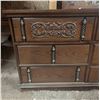 Image 3 : Drawer w/ Spiral Design Handles and Mirror 66"x18"x30-72"