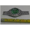 Image 3 : Sparkly Roman numeral green watch