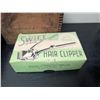 Image 4 : Lot of Vintage Items (wood Vintage Crates and Vintage Clippers w/ original box)