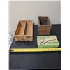 Image 7 : Lot of Vintage Items (wood Vintage Crates and Vintage Clippers w/ original box)