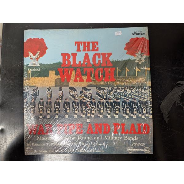 The Black Watch War Pipe and Plaid Record Sealed 1966 Vintage