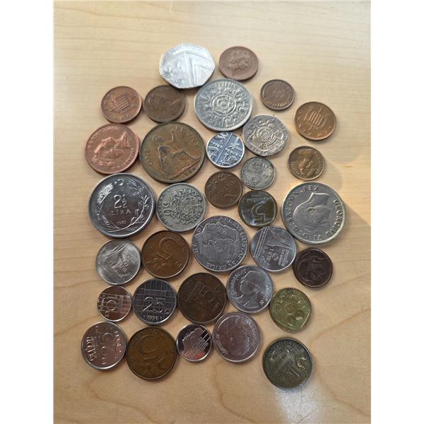 Lot of foreign coins
