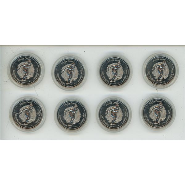 (8) XI Commonwealth Games Edmonton Canada 1978 Coin.