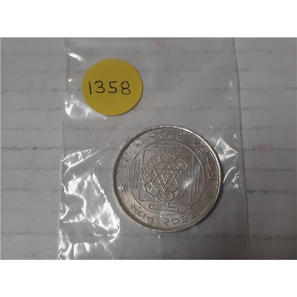 India Origin Coin. (Might be Silver Can't Prove Authenticity)