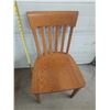 Image 1 : Oak Chair. (Height 33 Inch)