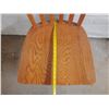 Image 2 : Oak Chair. (Height 33 Inch)