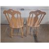Image 3 : Two Kitchen Chairs. (Height 34")