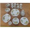 Image 1 : Royal Albert "Tea Rose" 47 Pieces Dinner Set.