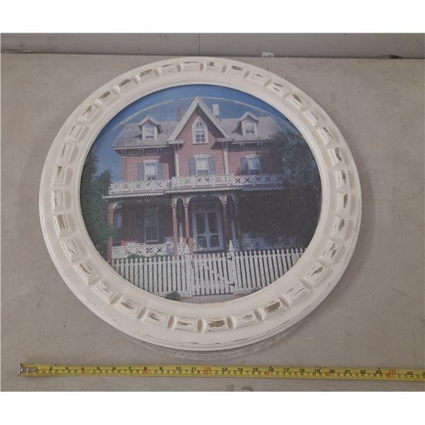 Unique Framed Circular Puzzle. (25 Inch)