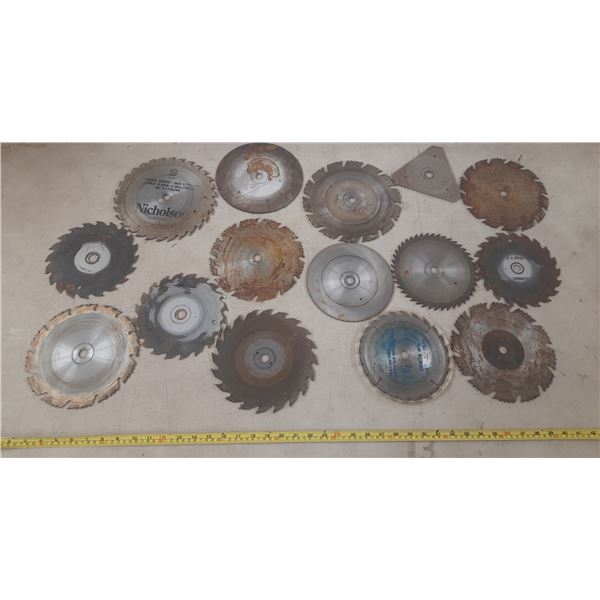 Lot of Blades of Different Sizes.