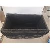 Image 2 : (3) Black Plastic Storage Crate. (13" x 23" x 11")