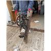 Image 2 : ANTIQUE WALL MOUNT HAND CRANK OR BELT DRIVEN DRILL PRESS