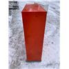 Image 5 : VINTAGE METAL NIEHOFF LOCKING WALL PARTS CABINET - IGNITION TUNE-UP (ORANGE)