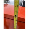 Image 9 : VINTAGE METAL NIEHOFF LOCKING WALL PARTS CABINET - IGNITION TUNE-UP (ORANGE)