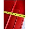 Image 12 : VINTAGE METAL NIEHOFF LOCKING WALL PARTS CABINET - TUNE-UP CENTER (RED)