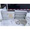 Image 6 : VINTAGE METAL ATLAS BATTERY WALL PARTS CABINET (WHITE)