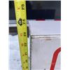 Image 9 : VINTAGE METAL ATLAS BATTERY WALL PARTS CABINET (WHITE)