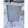 Image 8 : VINTAGE METAL WALL PARTS CABINET (WHITE)