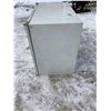 Image 3 : VINTAGE METAL WALL PARTS CABINET (WHITE)