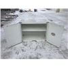 Image 6 : VINTAGE METAL WALL PARTS CABINET (WHITE)