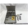 Image 1 : SNAP-ON AIR CHISEL WITH TWO SNAP-ON CHISEL TIPS AND CHICAGO PNEUMATIC CHISEL TIPS IN METAL ZIP-GUN B