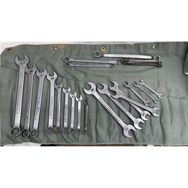 ROLL-UP PACK OF BARCALO-BUFFALO SPANNER WRENCHES - LOT OF 23 (TWO WERE NOT PICTURED IN THE FIRST PHO