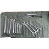 Image 1 : ROLL-UP PACK OF BARCALO-BUFFALO SPANNER WRENCHES - LOT OF 23 (TWO WERE NOT PICTURED IN THE FIRST PHO
