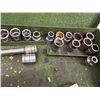 Image 7 : BOX OF S-K 3/8-INCHES DRIVE SOCKETS, DEEP WELL SOCKETS, WRENCHES, AND EXTENSIONS
