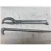 Image 8 : CRAFTSMAN TOOLS, MISCELLANEOUS LOT INCLUDING BRAKE SPRING PLIERS, LADY FOOT PRY BAR, HAMMER, PUNCHES