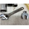 Image 4 : BLACKHAWK TOOLS, MISCELLANEOUS LOT INCLUDING DEEP WELL SOCKETS, SPARK PLUG GAP GAUGE, AND ADJUSTABLE