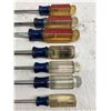 Image 3 : CRAFTSMAN SCREWDRIVERS AND AWLS, LOT OF 8 (ONE IS NOT IN THE FIRST PICTURE, SEE SECOND PICTURE)