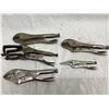 Image 1 : VISE GRIPS, LOT OF 5; INCLUDING LOCKING WELDING CLAMP