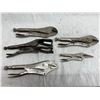 Image 4 : VISE GRIPS, LOT OF 5; INCLUDING LOCKING WELDING CLAMP