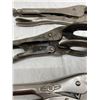 Image 6 : VISE GRIPS, LOT OF 5; INCLUDING LOCKING WELDING CLAMP