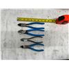 Image 10 : CHANNEL LOCK CUTTERS, LOT OF 4