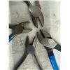 Image 11 : CHANNEL LOCK CUTTERS, LOT OF 4