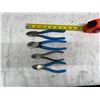Image 1 : CHANNEL LOCK CUTTERS, LOT OF 4