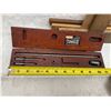 Image 5 : VINTAGE TUMICO TUBULAR INSIDE MICROMETER SET; PARKSIDE TYPE 670 LASER LEVEL ROTATING BASE; ANTIQUE W