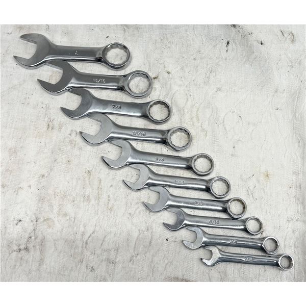 ATD STUBBY COMBINATION WRENCH SET