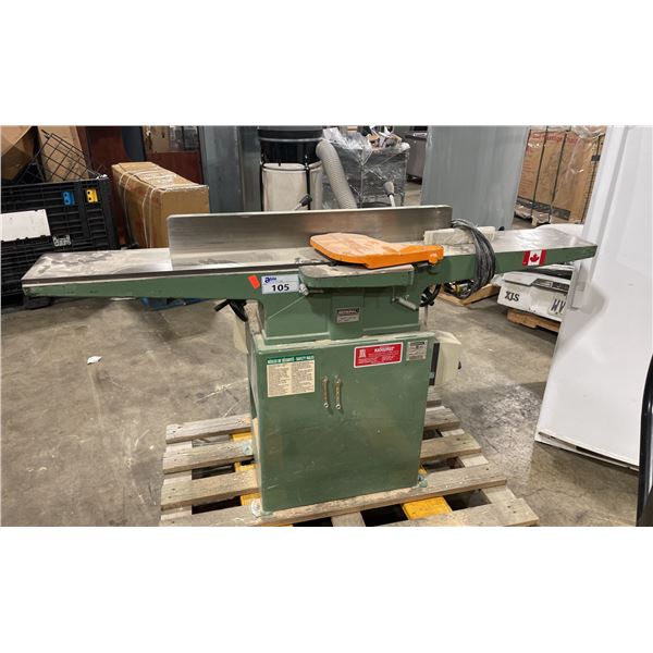 GENERAL 480 INDUSTRIAL ELECTRIC WOODWORKING  JOINTER